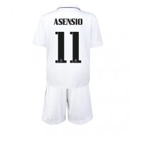 Fotbalové Dres Real Madrid Marco Asensio #11 Dětské Domácí 2022-23 Krátký Rukáv (+ trenýrky)